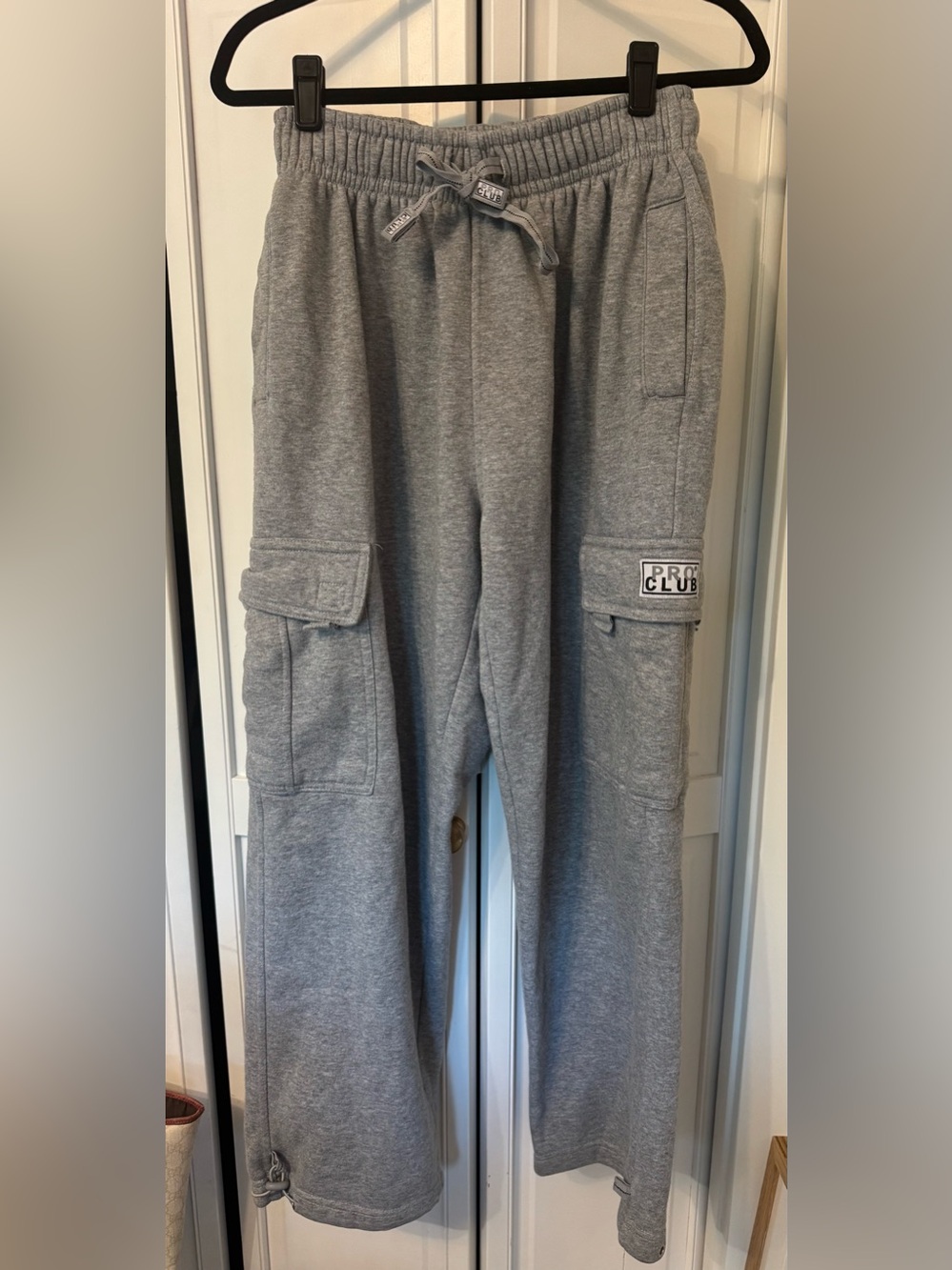 Pro Club heavyweight OG Cargo Sweatpants - Grey